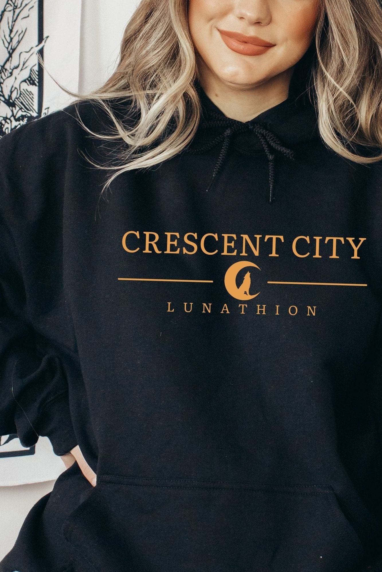 Crescent City Hoodie - Caffeineandcurses - Sarah J Maas