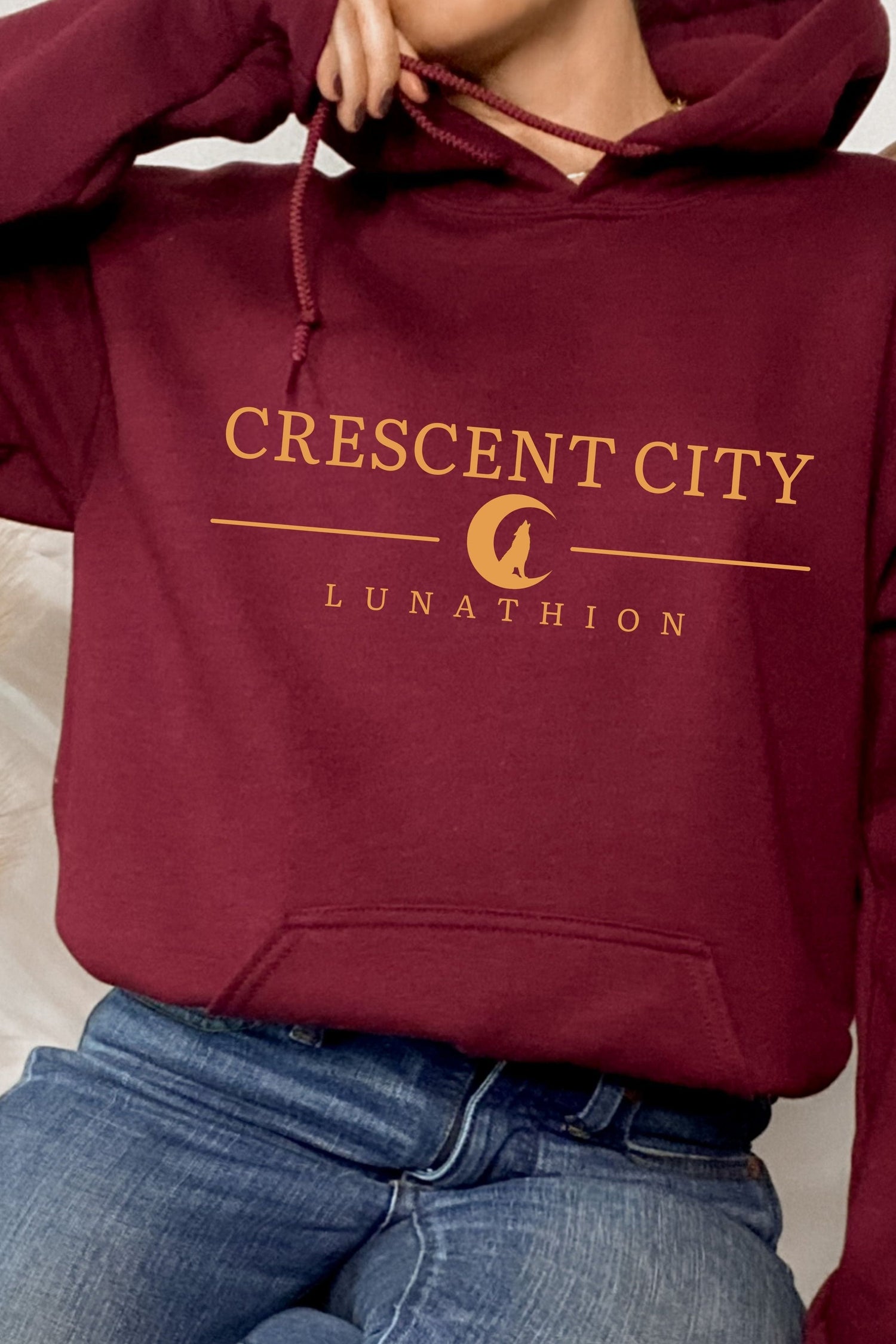 Crescent City Hoodie - Caffeineandcurses - Sarah J Maas