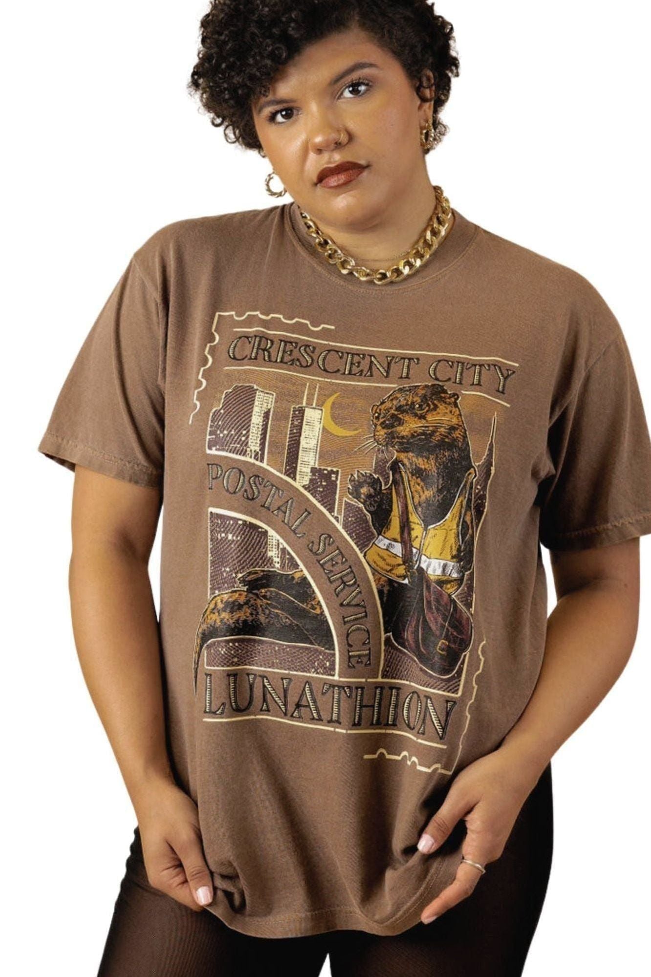 Crescent City Otters T - Shirt - Caffeineandcurses - Sarah J Maas