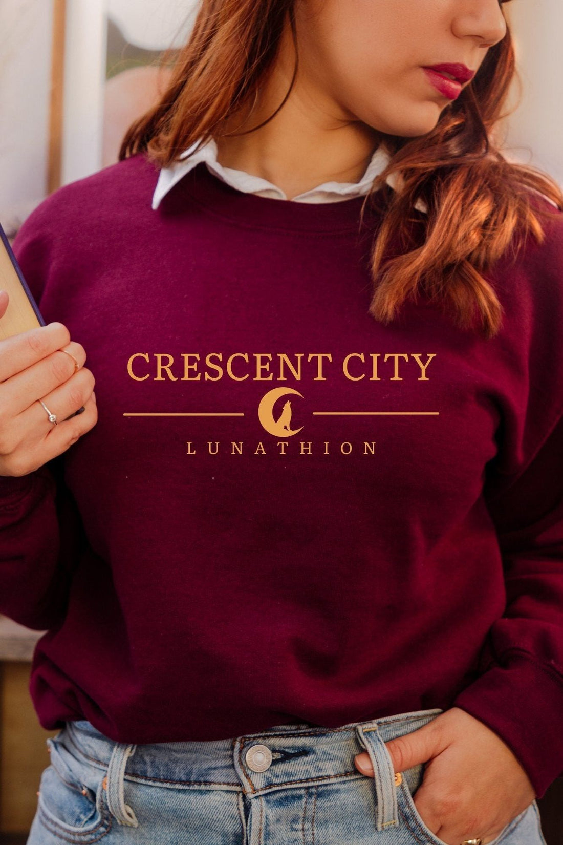 Crescent City Sweatshirt - Caffeineandcurses - Sarah J Maas