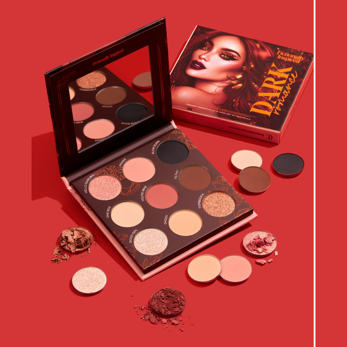 Dark Romance Eyeshadow Palette by Fictionally Inspired