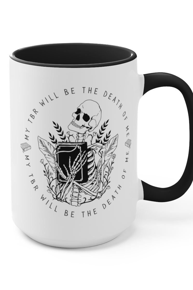 Death By TBR Mug - Caffeineandcurses - Caffeine and Curses