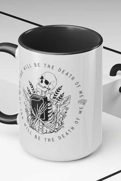 Death By TBR Mug - Caffeineandcurses - Caffeine and Curses