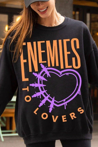 Enemies To Lovers Vol 2 Sweatshirt - Caffeineandcurses - Caffeine and Curses