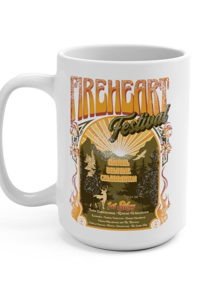 Fireheart Festival Mug - Caffeineandcurses - Sarah J Maas