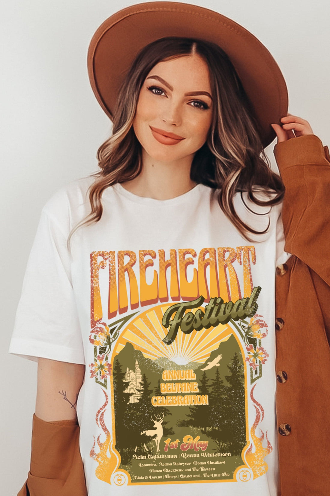 Fireheart Festival T - Shirt - Caffeineandcurses - Sarah J Maas