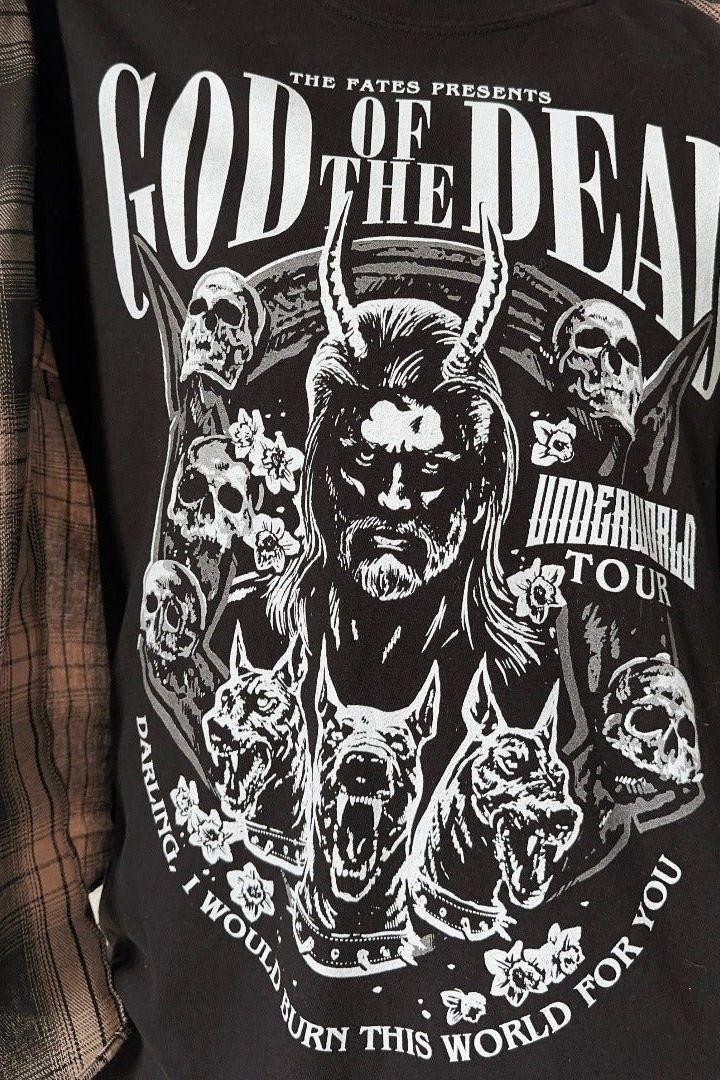Hades T-Shirt — A Touch of Darkness merch by Scarlett St. Clair. King of the Underworld — and the bargain. Hand-designed in Australia, officially licensed.