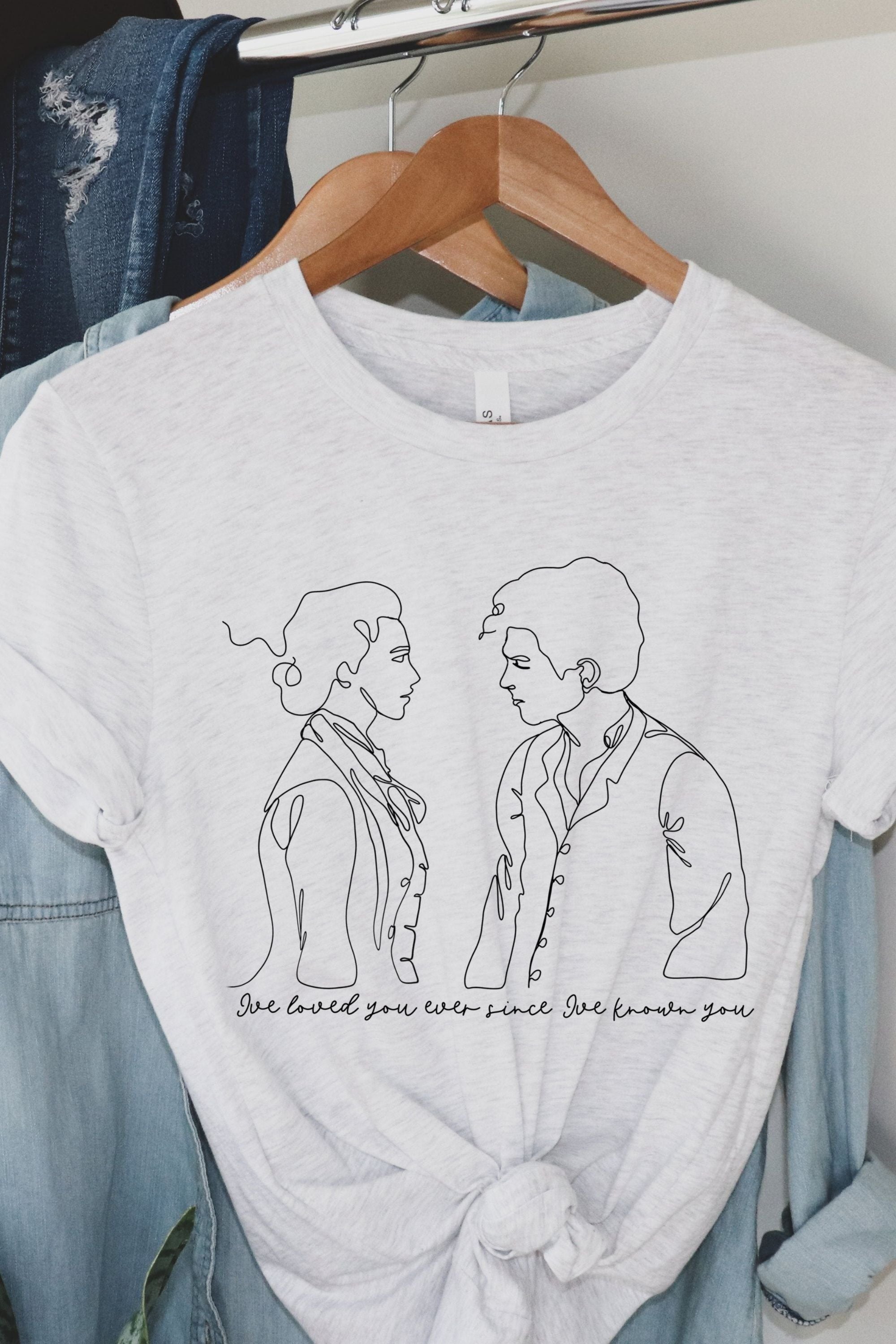 Jo and Laurie T - Shirt - Caffeineandcurses - Louisa May Alcott