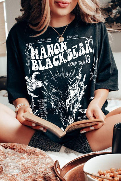 Manon Blackbeak T-Shirt - Caffeineandcurses - Sarah J Maas