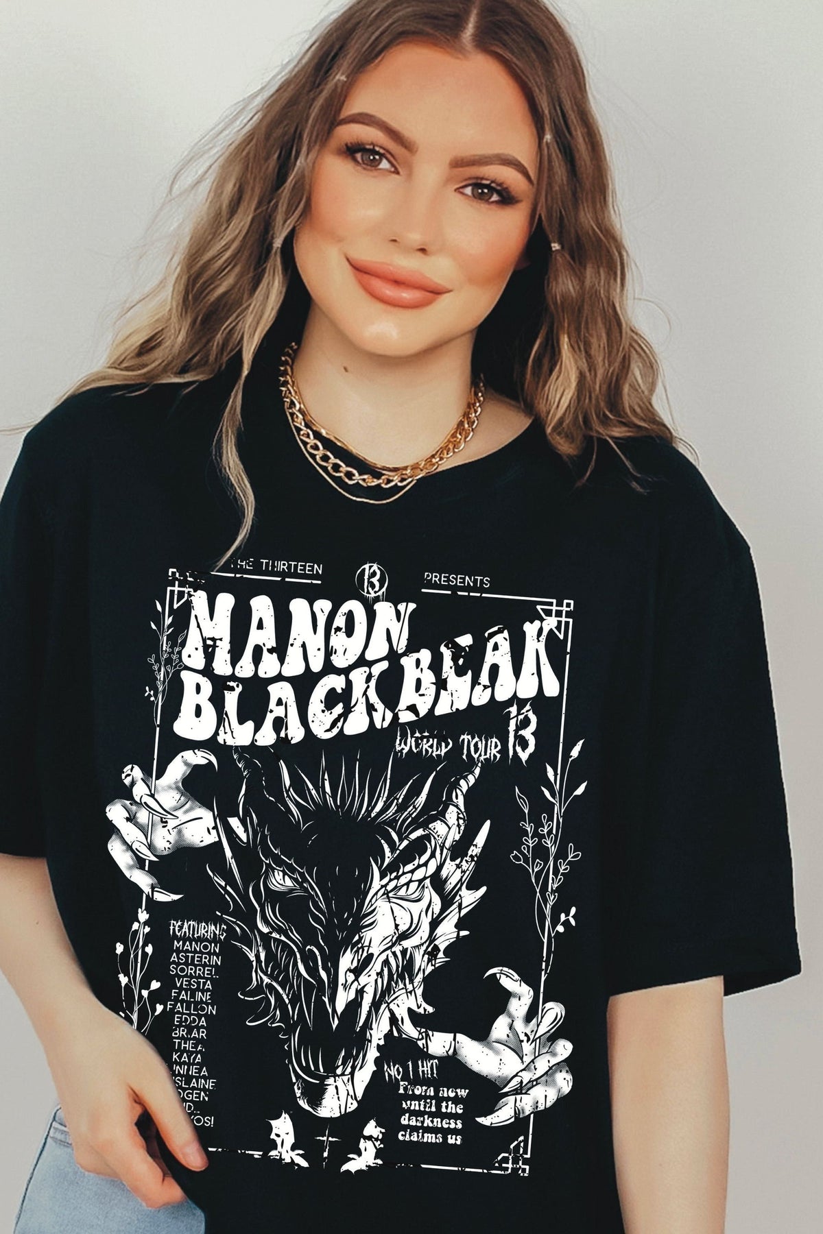Manon Blackbeak T-Shirt | Throne of Glass Merch – Caffeineandcurses