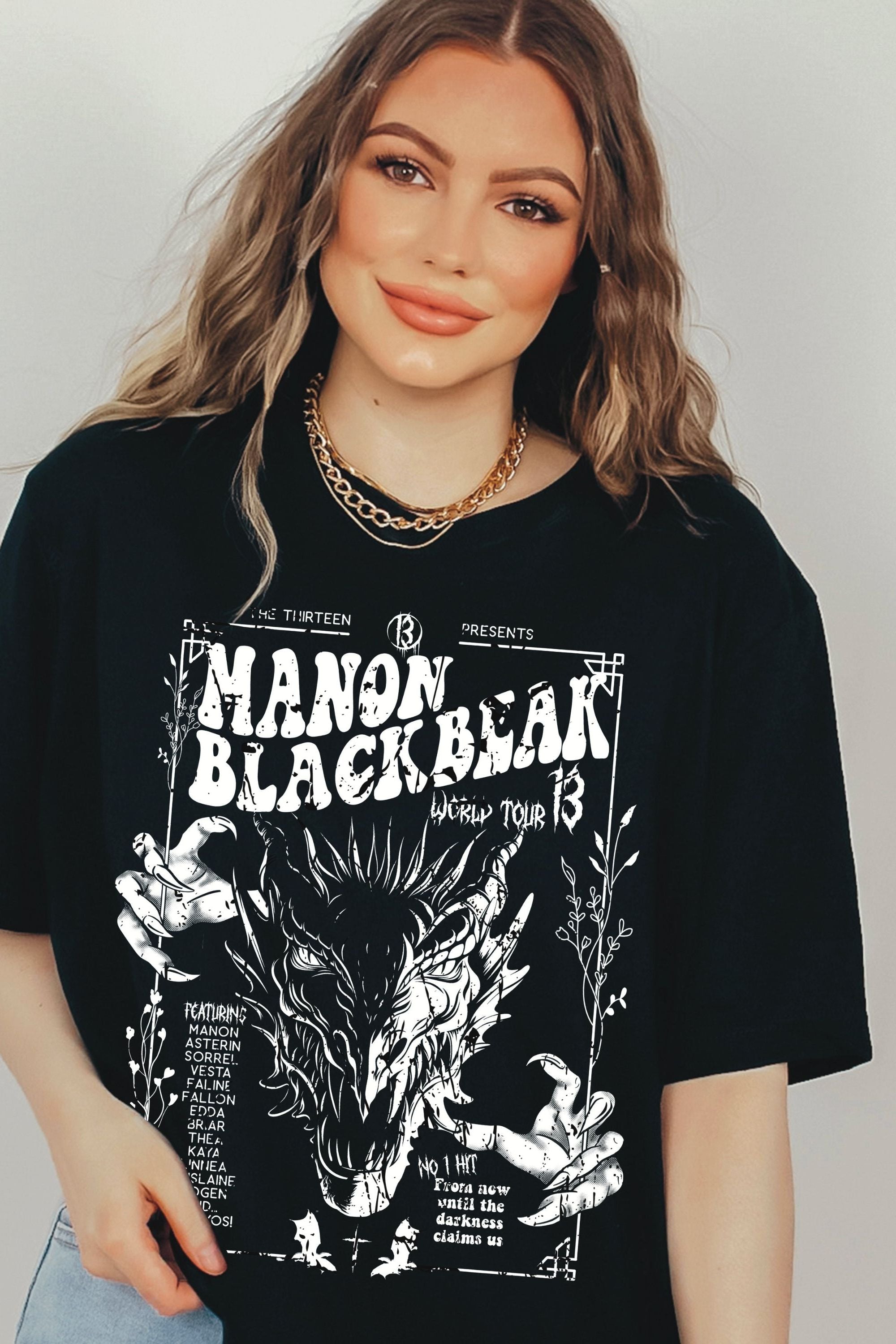 Manon Blackbeak T - Shirt - Caffeineandcurses - Sarah J Maas