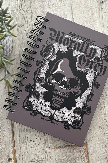 Morally Grey Notebook - Caffeineandcurses - Caffeine and Curses