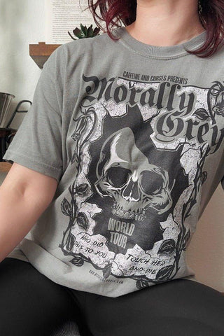 Morally Grey T - Shirt - Caffeineandcurses - Caffeine and Curses