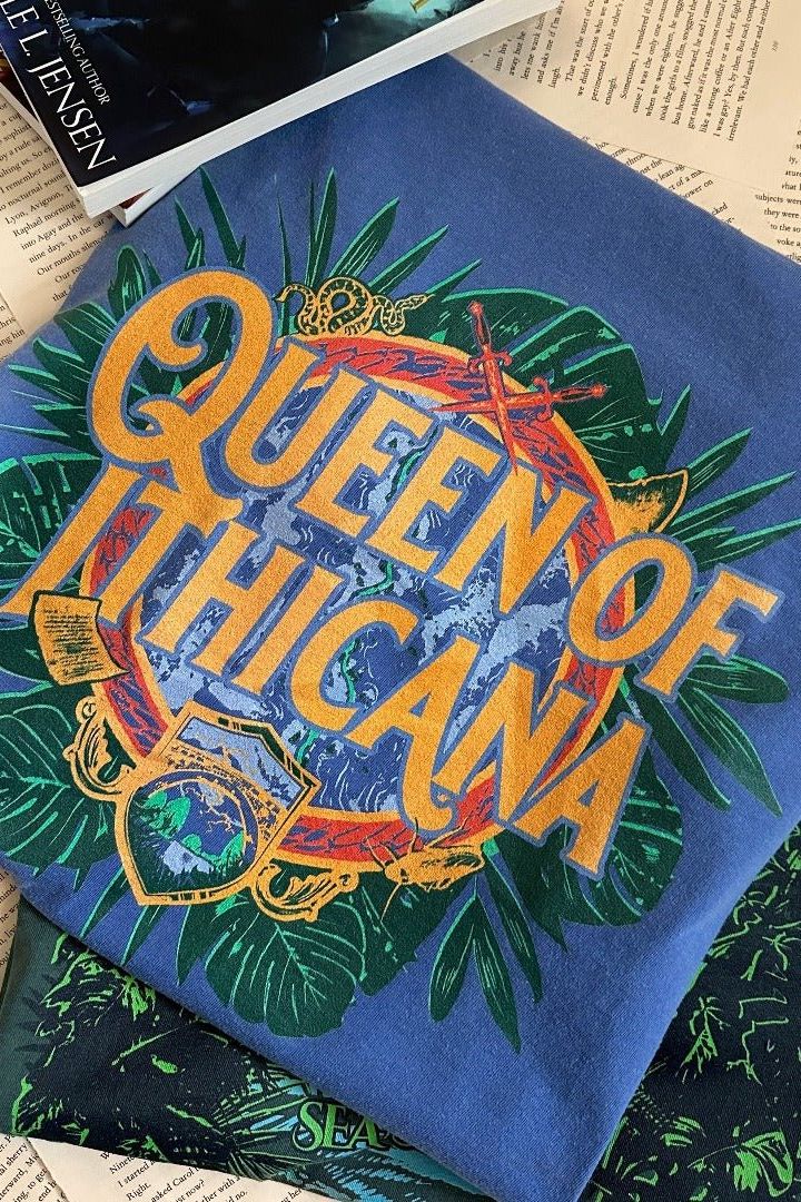 Queen of Ithicana T - Shirt - Caffeineandcurses - Danielle L. Jensen