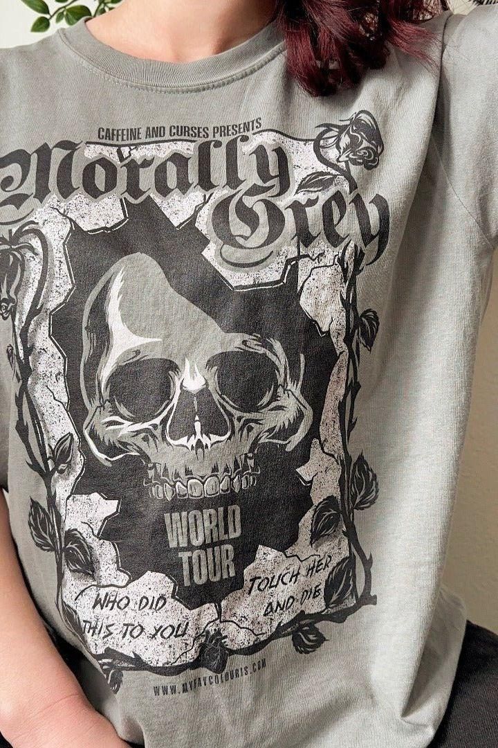 **RARE24 EDINBURGH PRE - ORDER** Morally Grey T - Shirt - Caffeineandcurses - RARE24 EDINBURGH