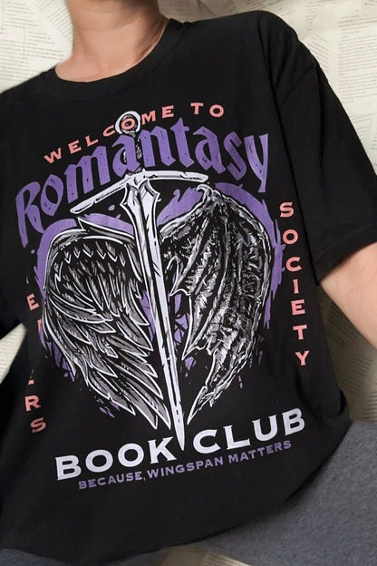 **RARE24 EDINBURGH PRE - ORDER** Romantasy Book Club T - Shirt - Caffeineandcurses - RARE24 EDINBURGH