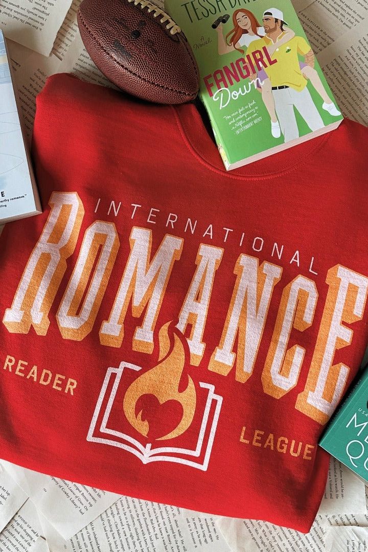 ROMANCE READER LEAGUE SWEATSHIRT | SPORT ROMANCE - Caffeineandcurses - Caffeineandcurses