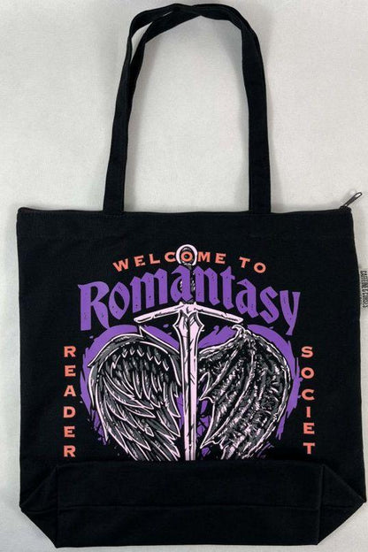 Romantasy Book Club Tote Bag - Caffeineandcurses - Caffeine and Curses