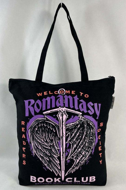 Romantasy Book Club Tote Bag - Caffeineandcurses - Caffeine and Curses