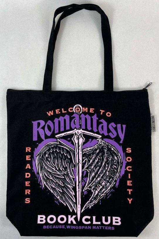 Romantasy Book Club Tote Bag - Caffeineandcurses - Caffeine and Curses