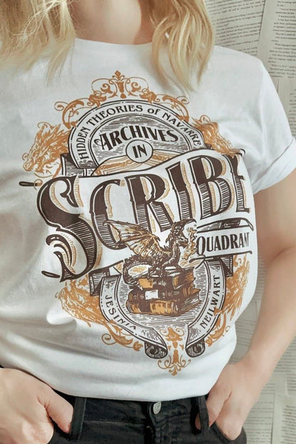 Scribe T - Shirt - Caffeineandcurses - Rebecca Yarros