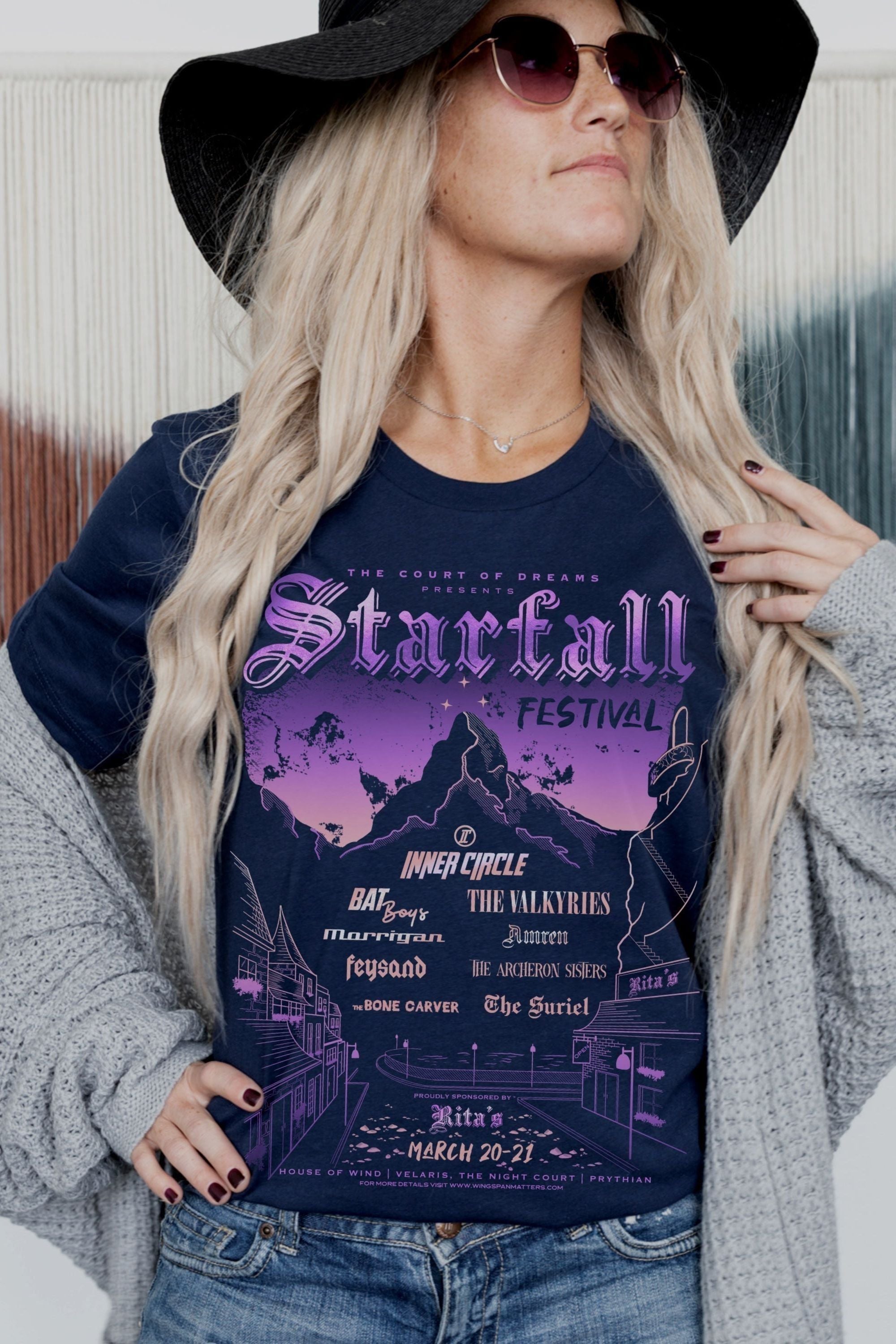 Starfall T - Shirt - Caffeineandcurses - Sarah J Maas