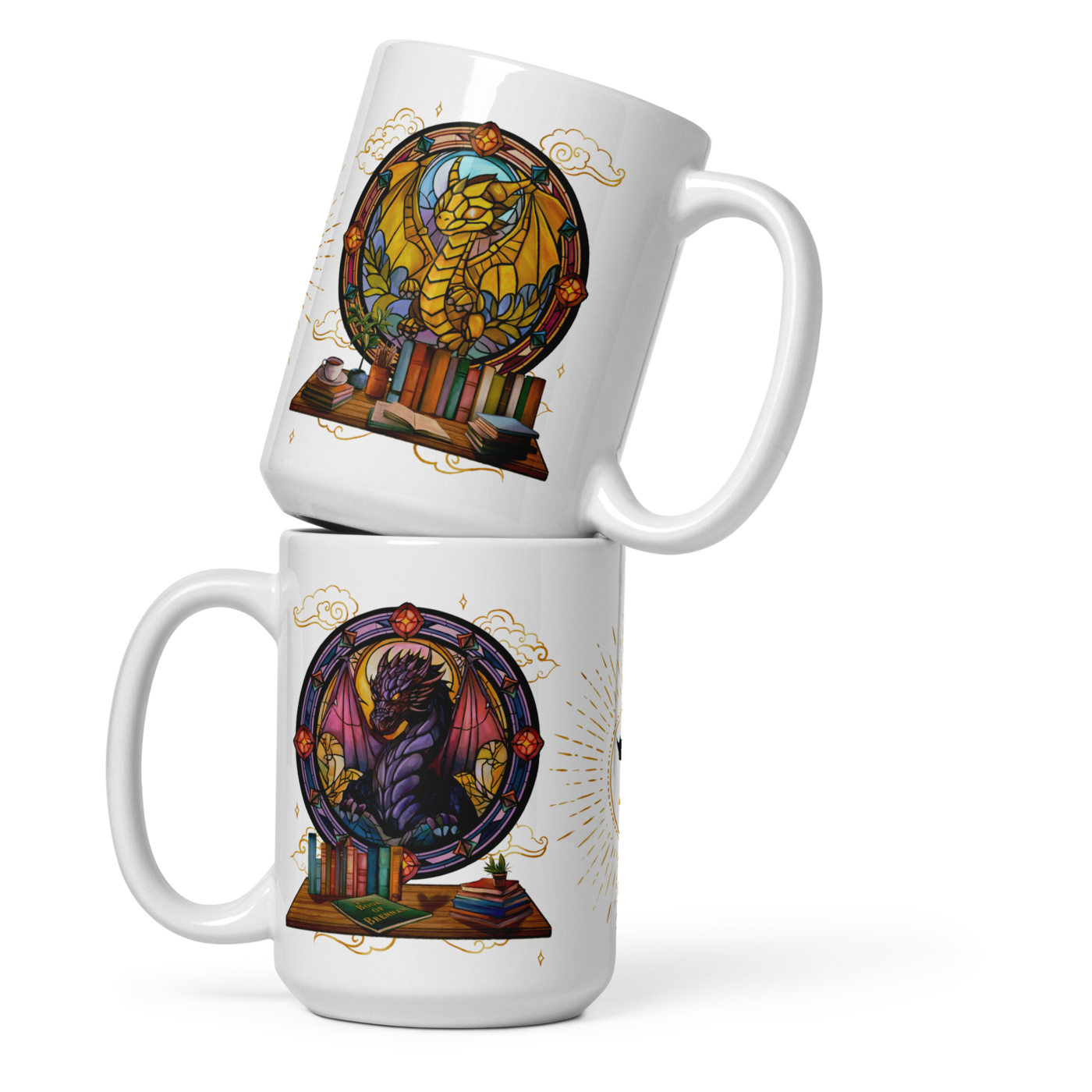 Tairn and Andarna mug — Fourth Wing