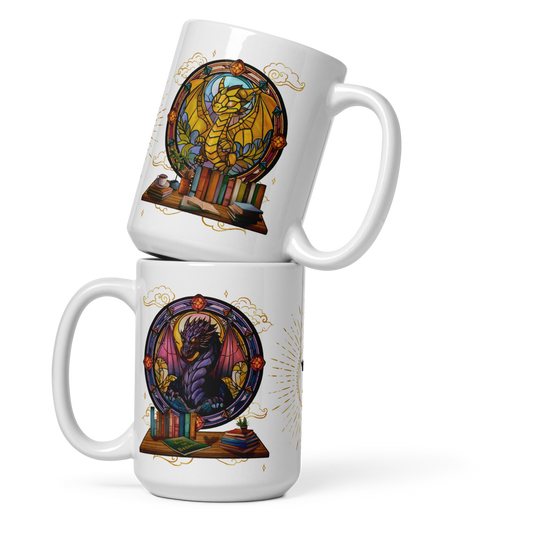 Tairn and Andarna mug — Fourth Wing