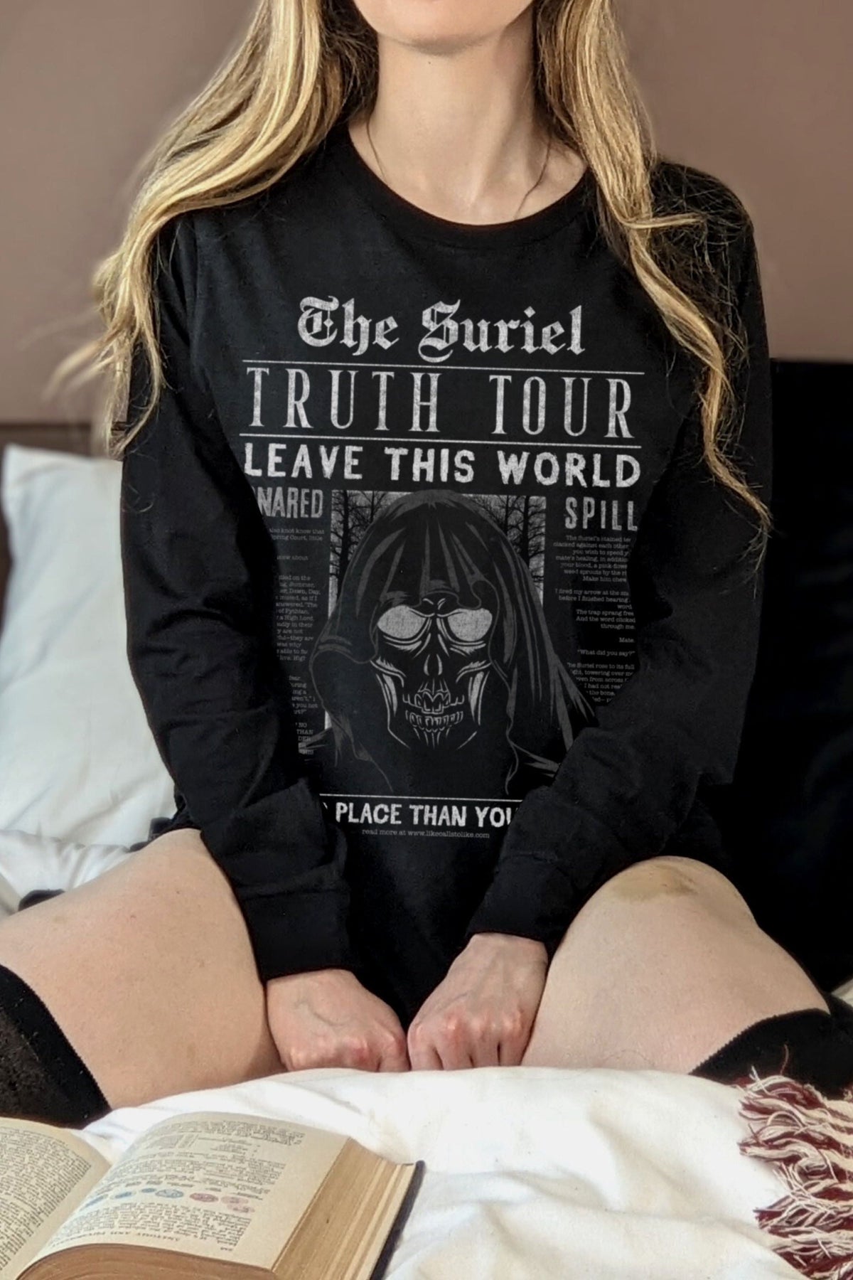 The Suriel Long Sleeve T - Shirt - Caffeineandcurses - Sarah J Maas