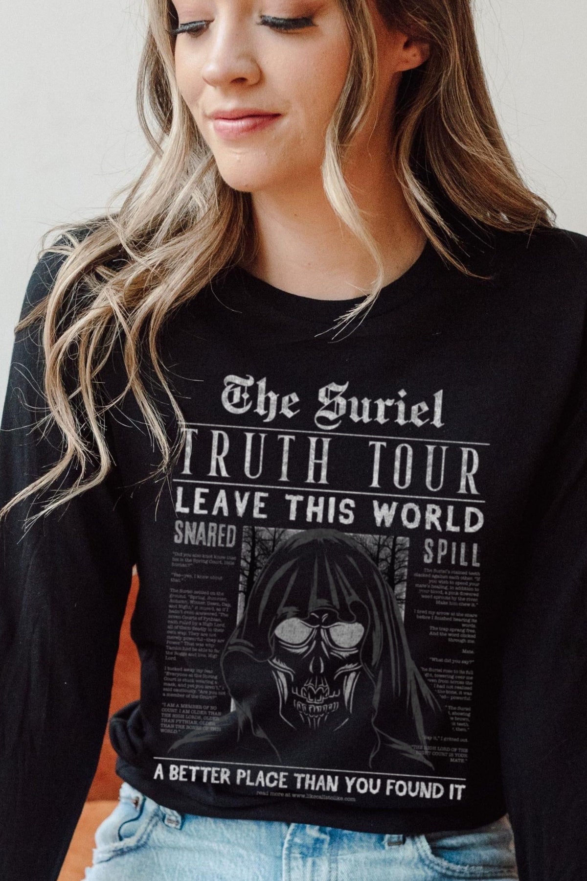 The Suriel Long Sleeve T - Shirt - Caffeineandcurses - Sarah J Maas