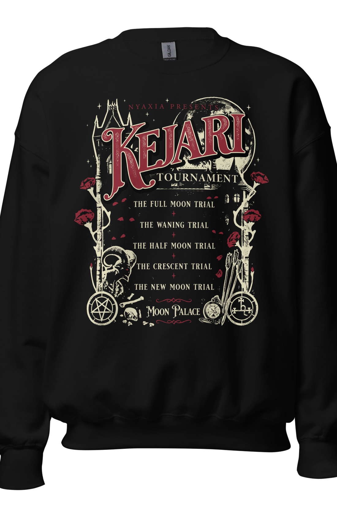 Kejari Sweatshirt | Crowns of Nyaxia Merch