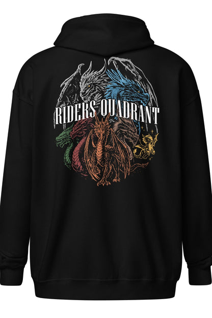 Riders Quadrant Zip Hoodie | Fourth Wing Merch