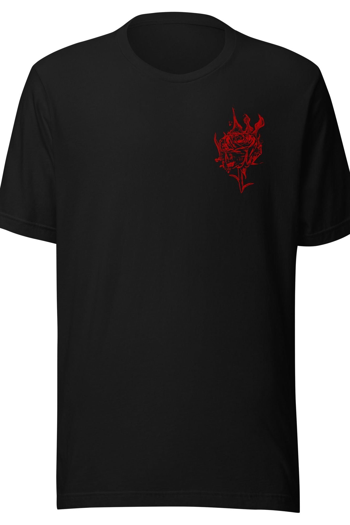 Scorched Rose T-shirt | Crowns of Nyaxia Merch