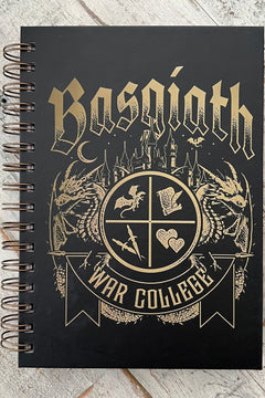 War College Notebook — Fourth Wing merch by Rebecca Yarros. For tracking Basgiath's plans. Hand-designed in Australia, officially licensed.