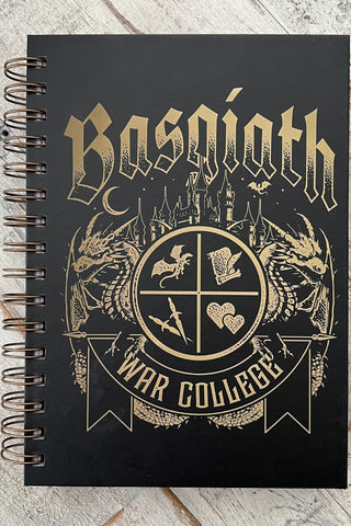 War College Notebook — Fourth Wing merch by Rebecca Yarros. For tracking Basgiath's plans. Hand-designed in Australia, officially licensed.