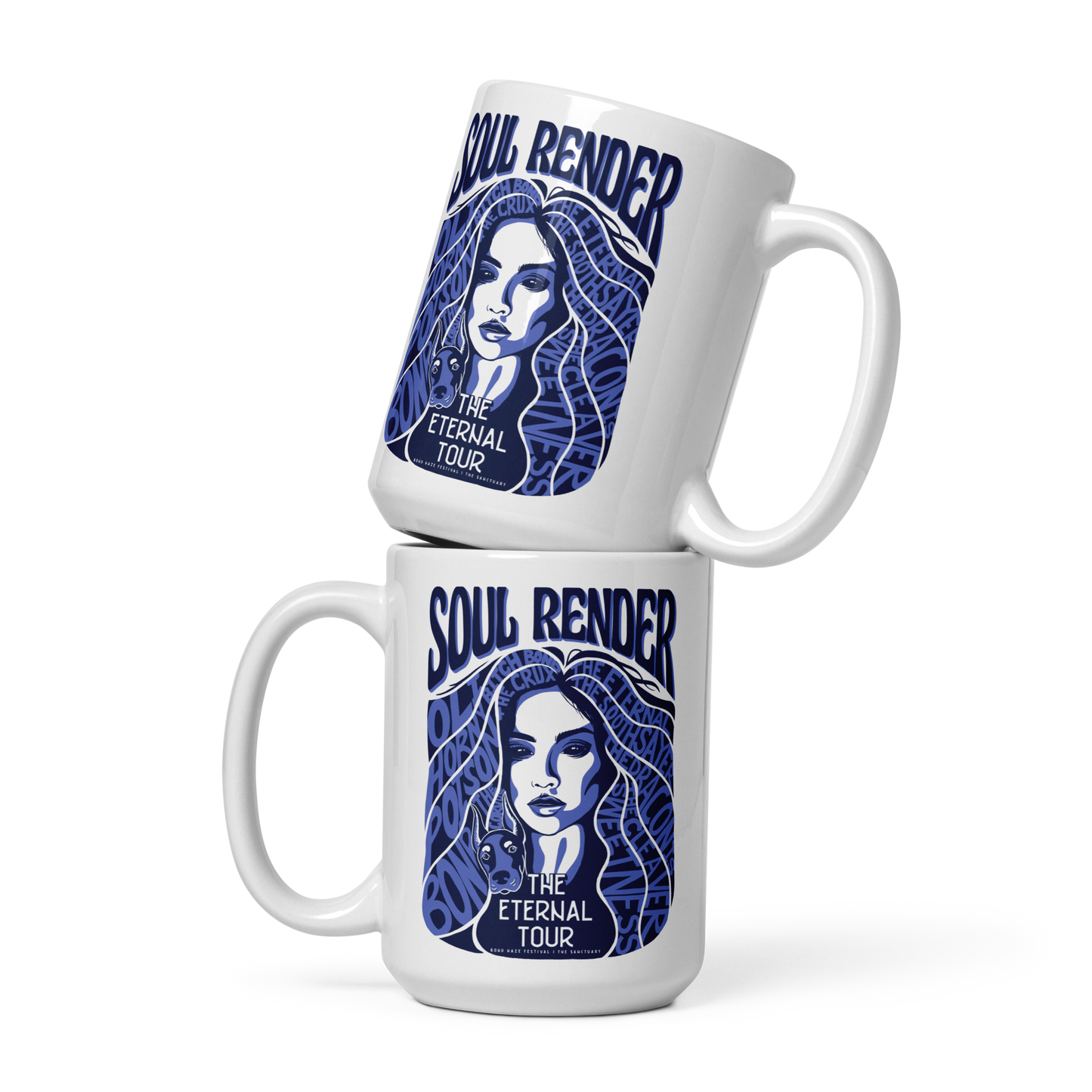 Soul Render Mug — Bonds That Tie merch by J Bree. Coffee for the render of souls. Hand-designed in Australia, officially licensed.