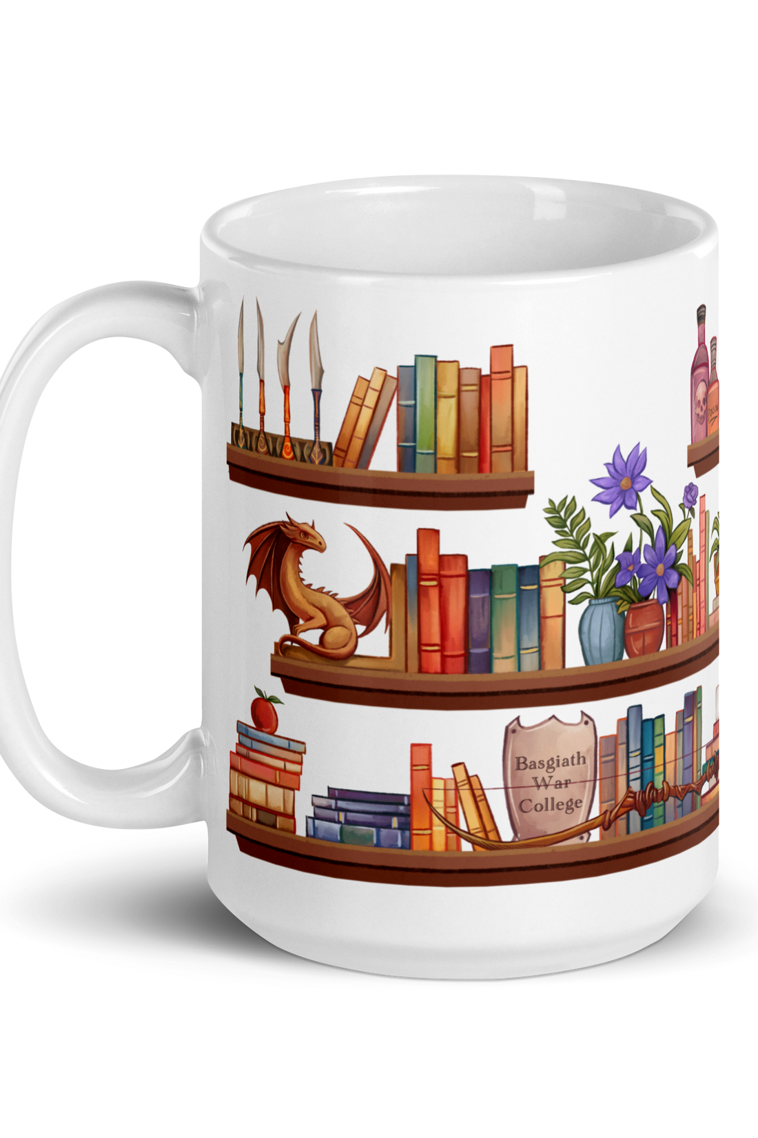 Fourth Wing Shelfie Mug - Fourth Wing Merch