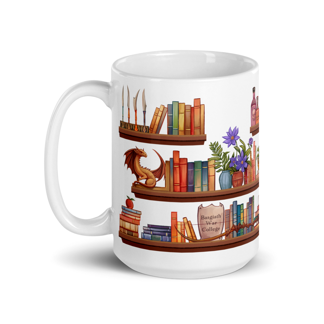 Fourth Wing Shelfie Mug | Fourth Wing Merch