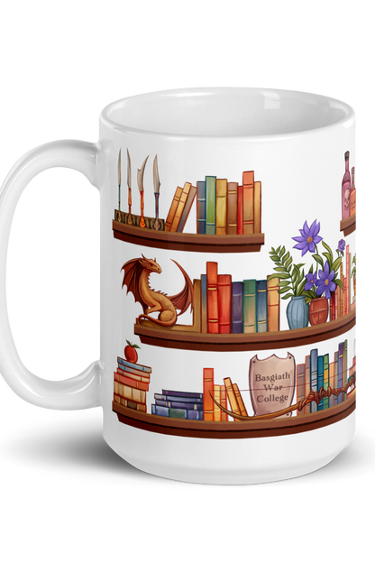 Fourth Wing Shelfie Mug | Fourth Wing Merch