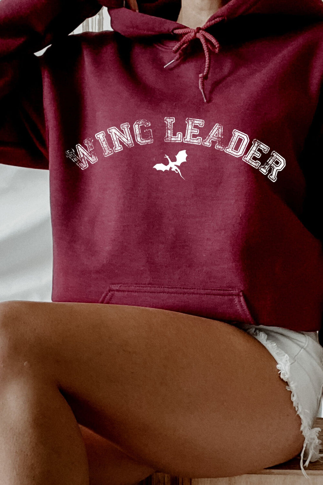Wing Leader Hoodie - Caffeineandcurses - Sarah J Maas