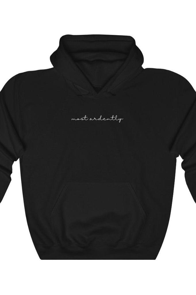 MOST ARDENTLY LITERARY HOODIE | PRIDE AND PREJUDICE SHIRT