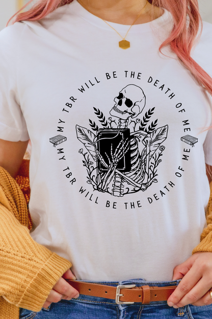 DEATH BY TBR TSHIRT | HALLOWEEN COLLECTION