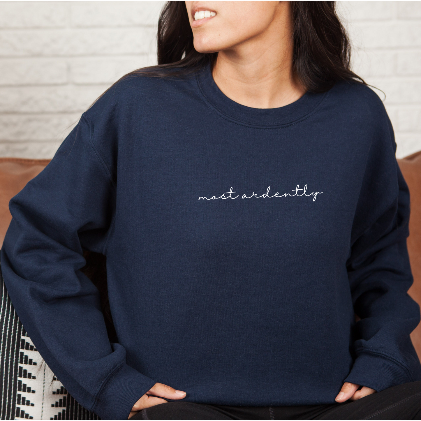 Most Ardently Embroidered Sweatshirt | Pride and Prejudice Shirt