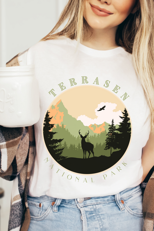 Terrasen Bookish Shirt — Throne of Glass merch by Sarah J. Maas. The lost kingdom you can't stop missing — Aelin's home. Hand-designed in Australia, officially licensed.