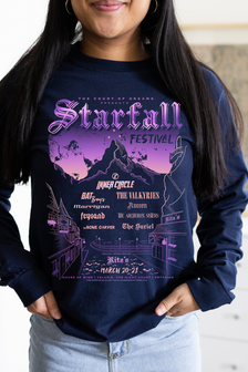 STARFALL LONG SLEEVE TEE | ACOTAR MERCH