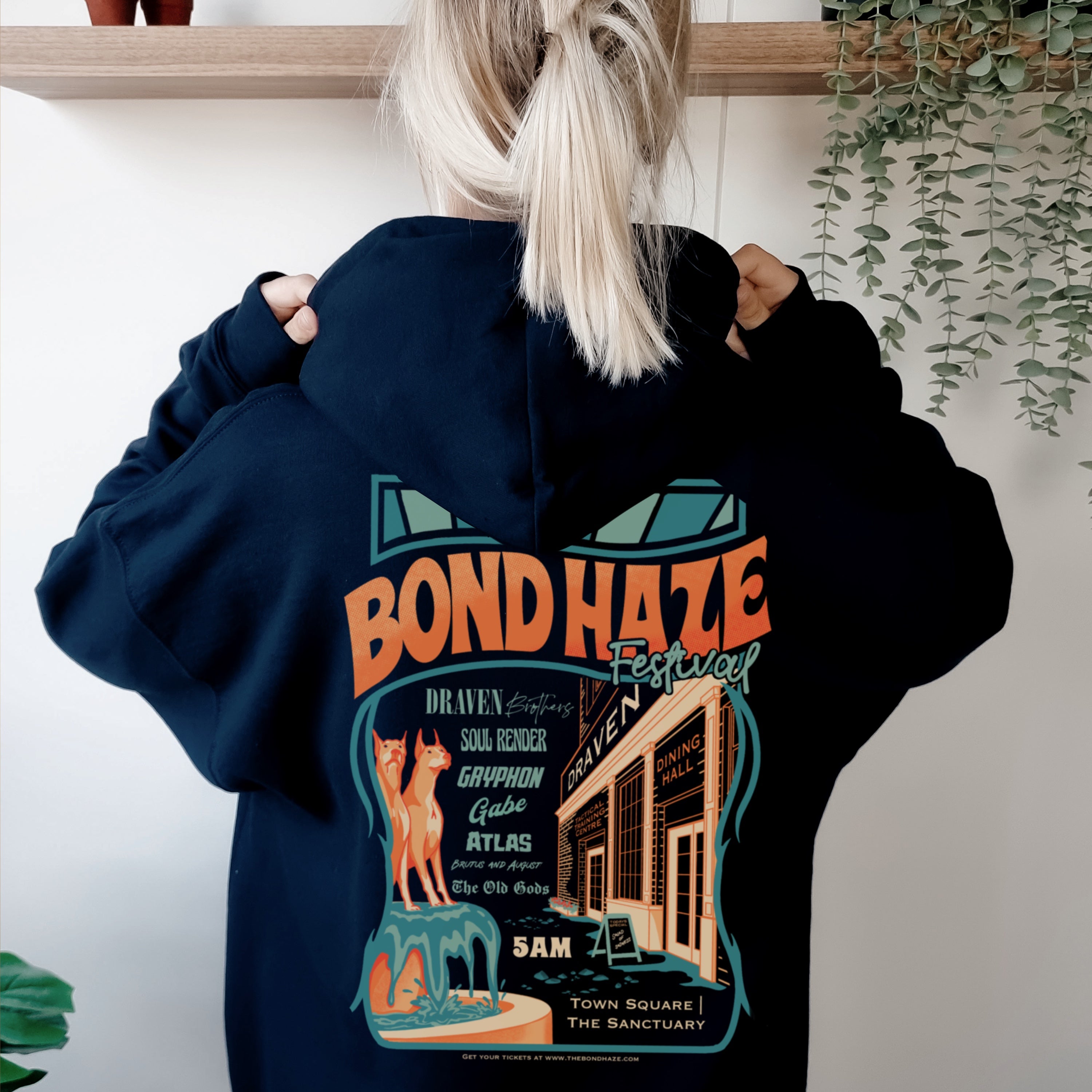 BOND HAZE FESTIVAL BOOKISH HOODIE | THE BONDS THAT TIE