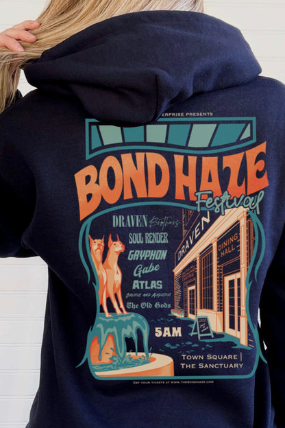 BOND HAZE FESTIVAL BOOKISH HOODIE | THE BONDS THAT TIE