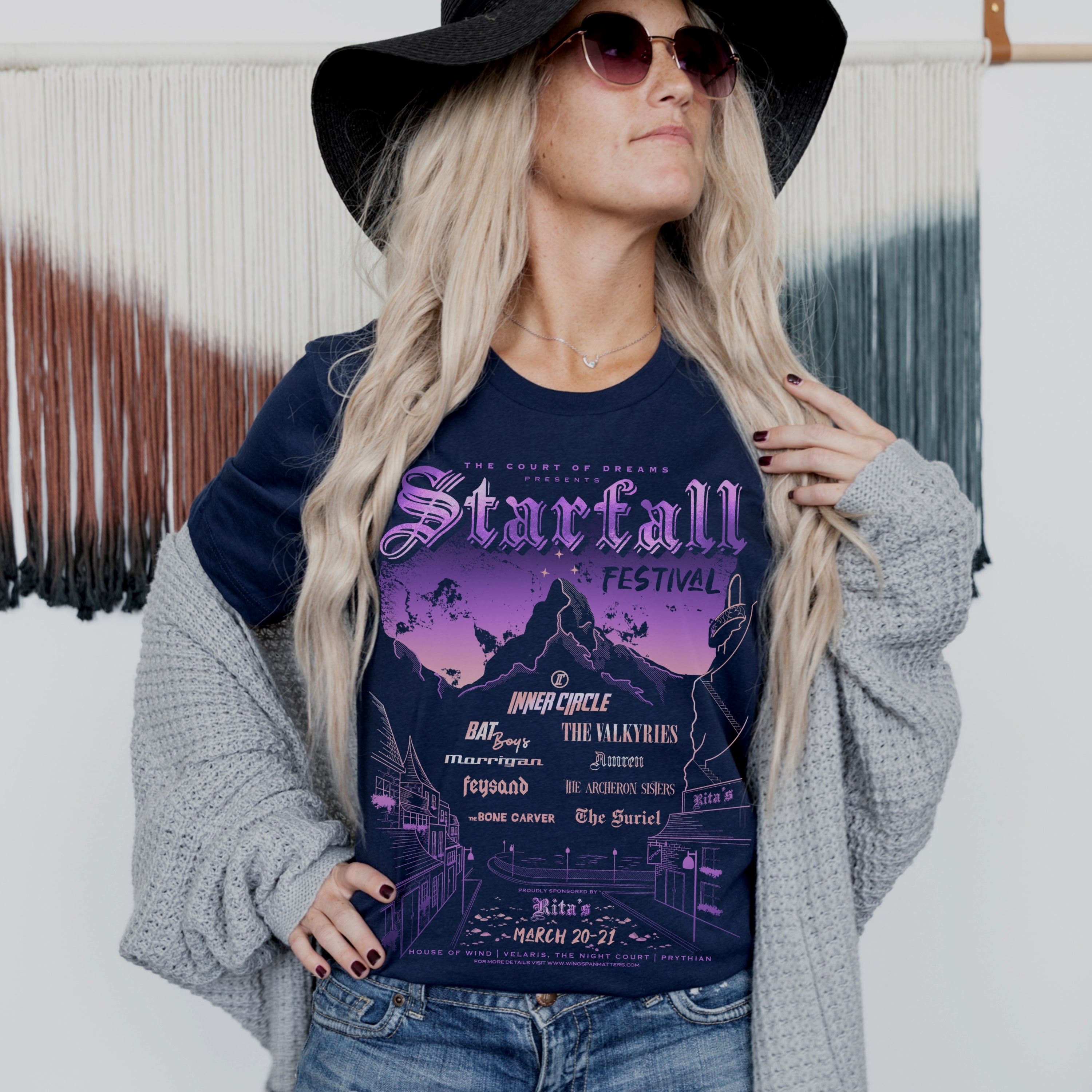 STARFALL BOOKISH TSHIRT | ACOTAR MERCH