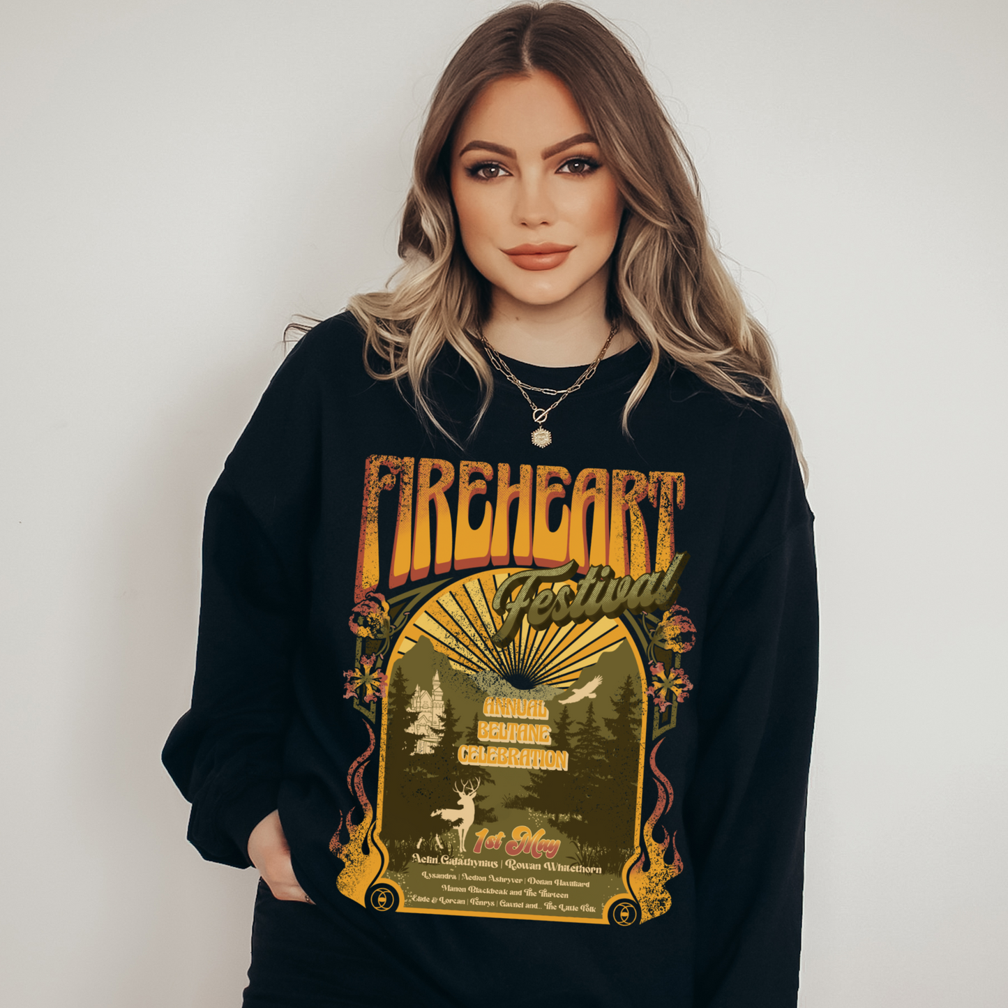 Fireheart Festival Sweatshirt | Throne of Glass Merch