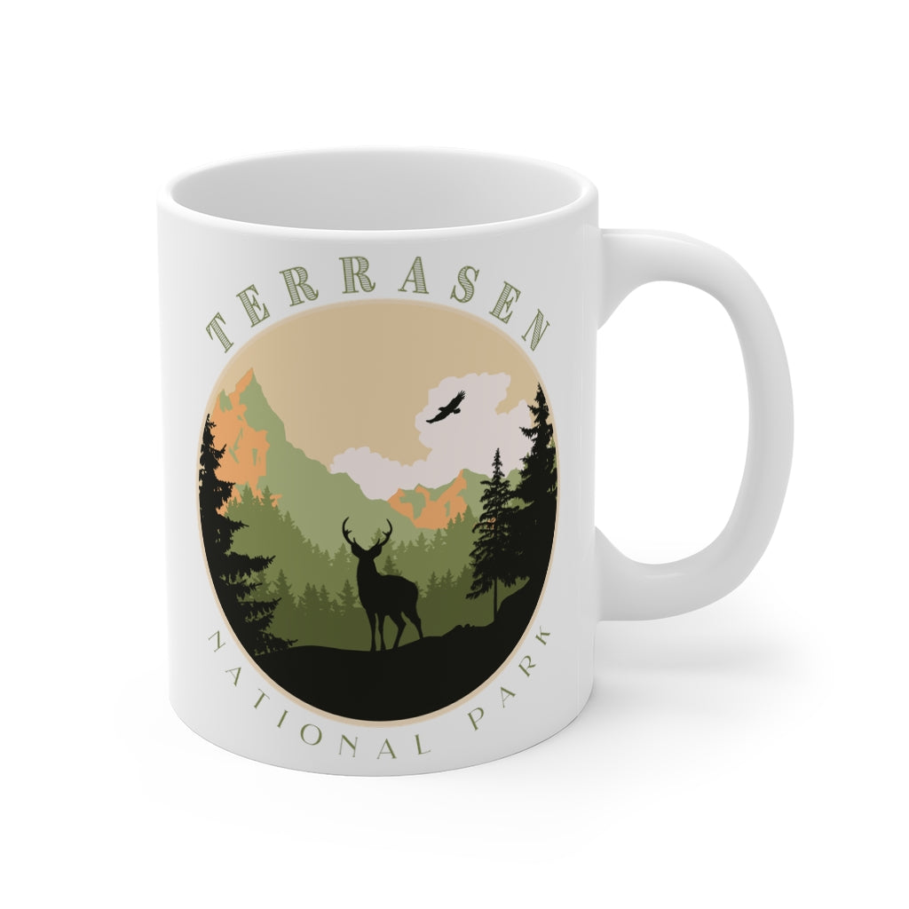 Terrasen National Park 11oz Mug | Throne of Glass Merch